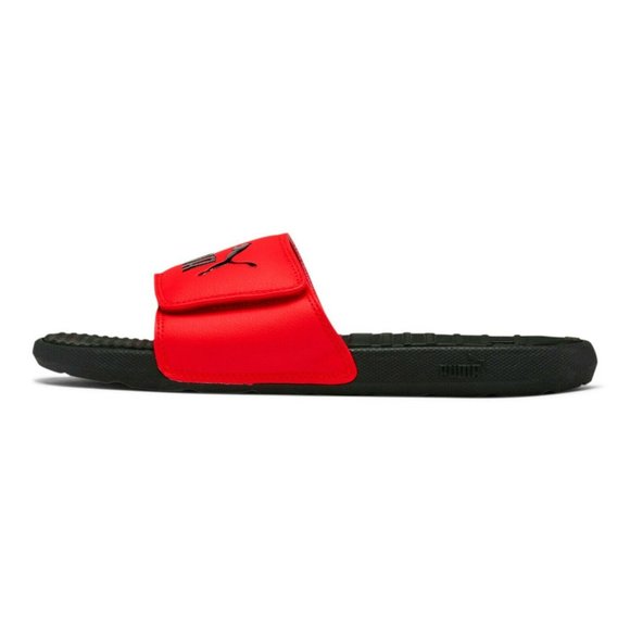 NWT PUMA SPORT MEN'S RED SLIP ON SLIDES SANDALS - Picture 5 of 6